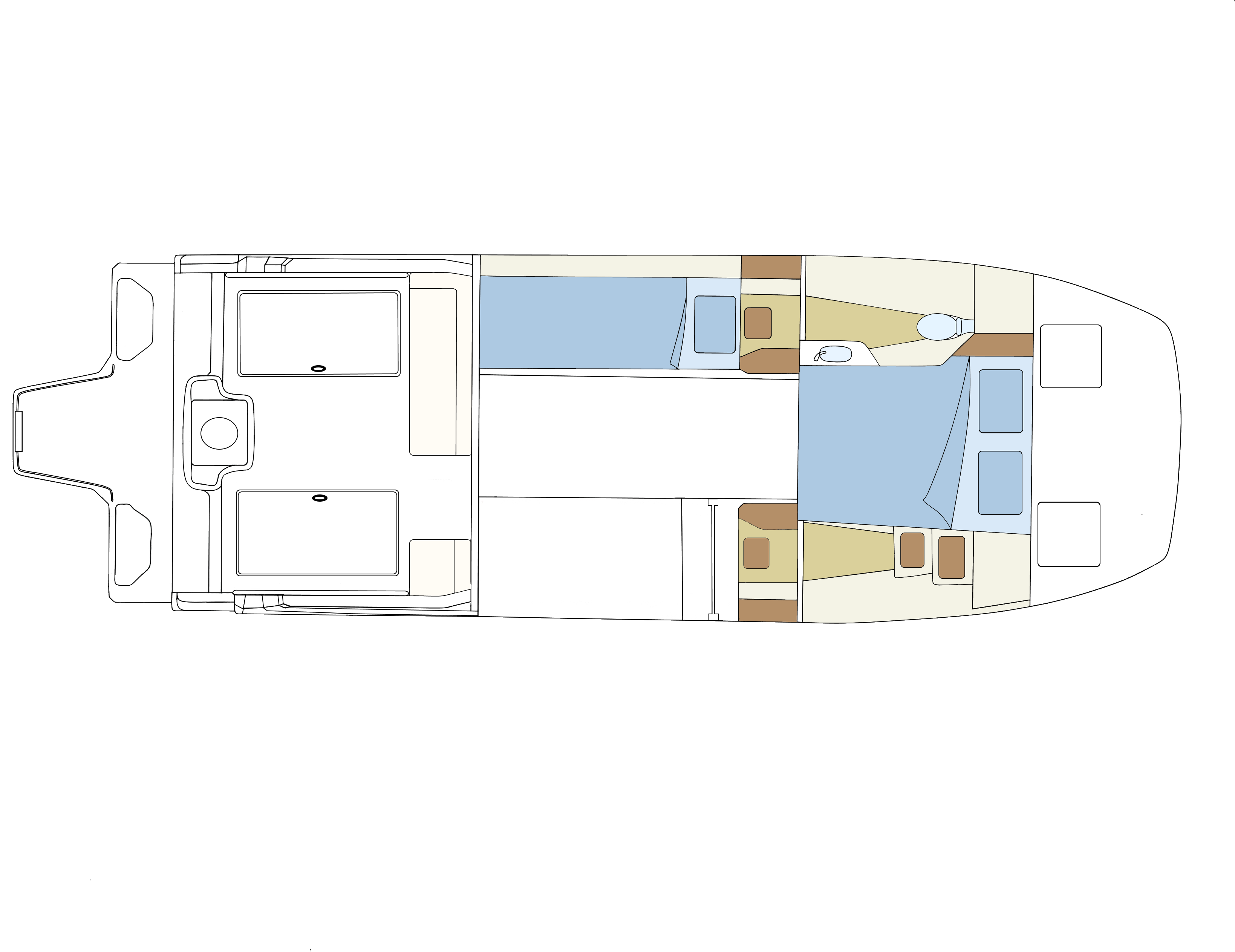 ArrowCat 320 Boat layout