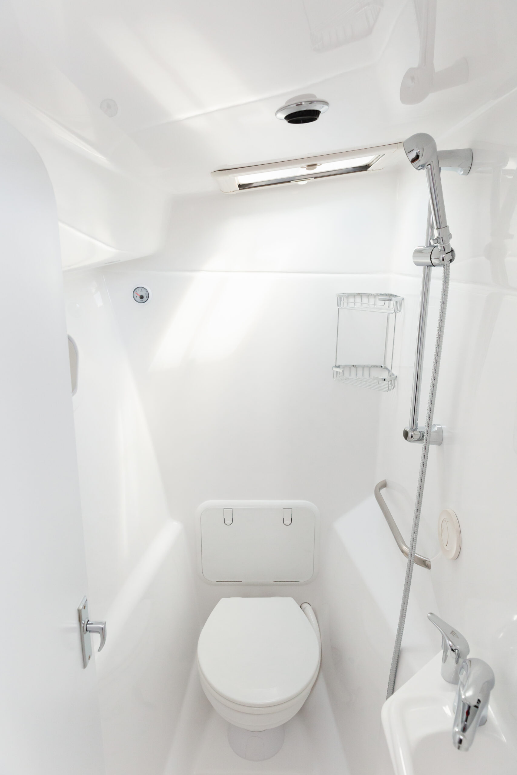 a bathroom on a boat